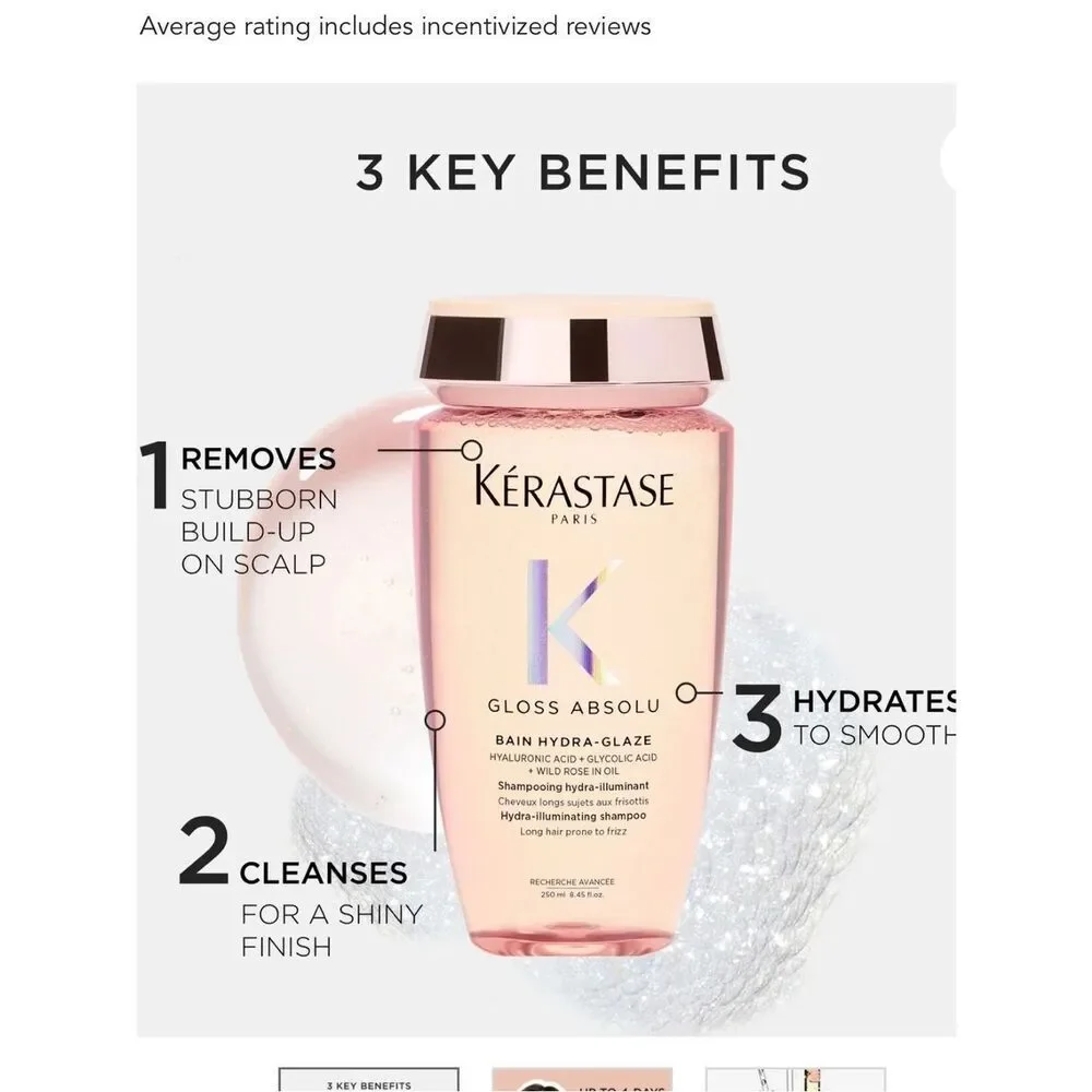 Kerastase GLOSS ABSOLU BAIN HYDRA-GLAZE ANTI-FRIZZ SHAMPOO